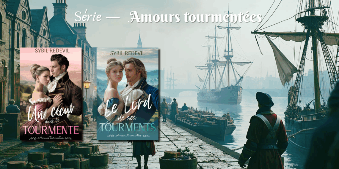 série amours tourmentées - romance historique